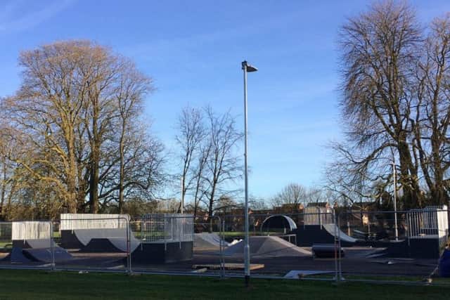 Security patrols have had to be arranged to protect the soon to be completed skate park refurbishment in Sleaford. EMN-170304-120019001