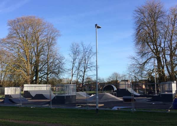 Security patrols have had to be arranged to protect the soon to be completed skate park refurbishment in Sleaford. EMN-170304-120019001