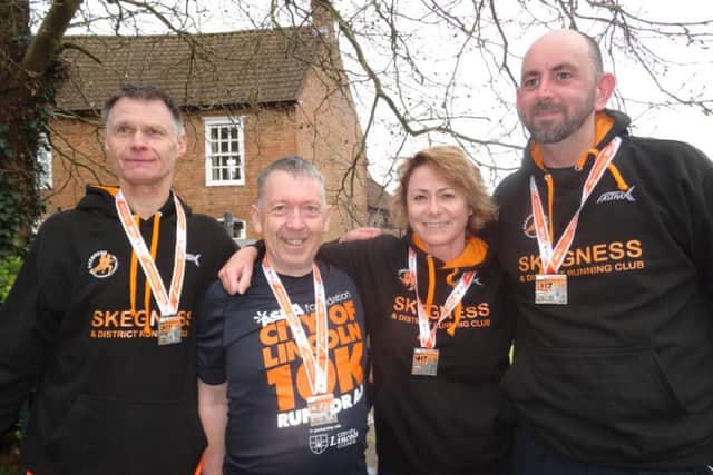Pictured,from left, are Phil Horton, Robin Harrison, Marie Yuill and Craig Tuplin.