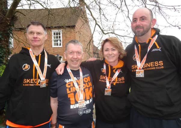 Pictured,from left, are Phil Horton, Robin Harrison, Marie Yuill and Craig Tuplin.