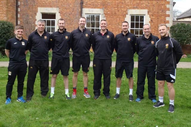 The Carres sports coaching team. EMN-170304-154421001