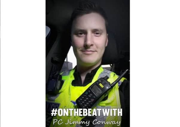 On the beat with PC Jimmy Conway of Sleaford. EMN-170404-091749001
