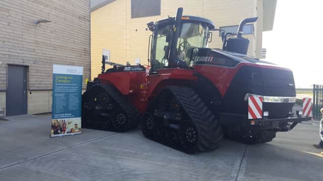 Louth Tractors at the Riseholme College campus.