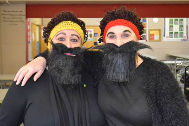 Beards and sweat bands are also a good look at Sir William Robertson Academy. EMN-170604-161758001