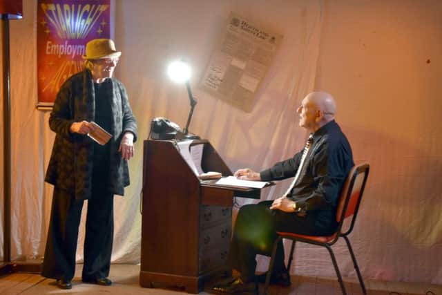 Performing a comedy scene at the East Barkwith Variety Show are  Margaret and Tony Neale. Photo John Edwards. EMN-171004-064920001