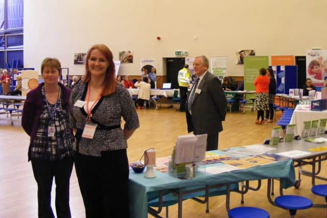 Lincs2Advice manager Jenny Tomlinson at the open event in Sleaford today. EMN-170504-125527001
