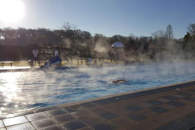 Come on in - the outdoor pool at Jubilee Park in Woodhall Spa