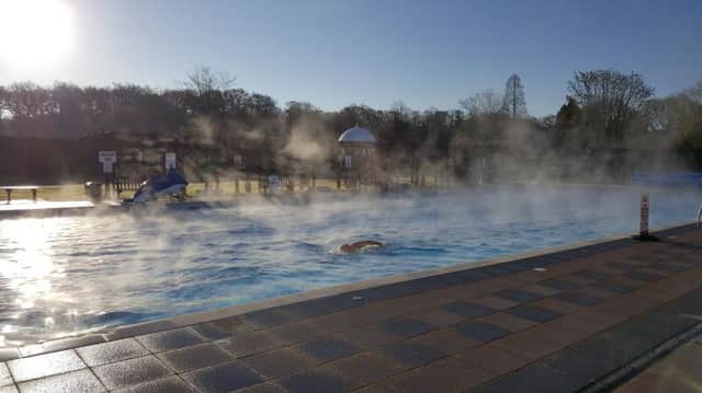 Come on in - the outdoor pool at Jubilee Park in Woodhall Spa
