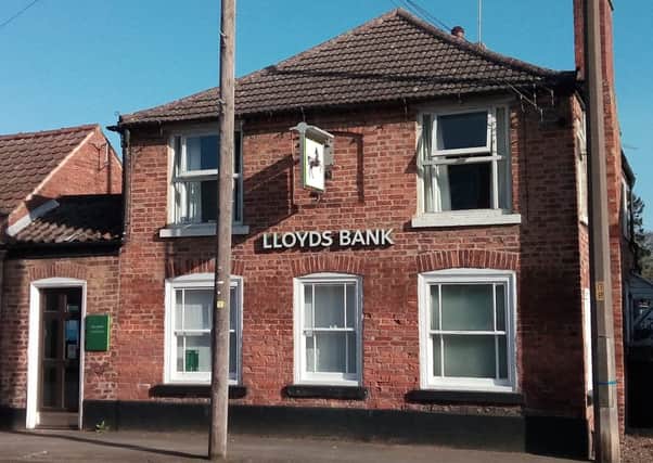 Set to close - the Lloyds Bank branch in Heckington. EMN-170604-140120001