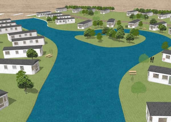 Plans for the Â£9.5m luxury holiday village in Ingoldmells which have been granted outline planning permission. Photo: Previously supplied by Stuart Hardy from a summary document.