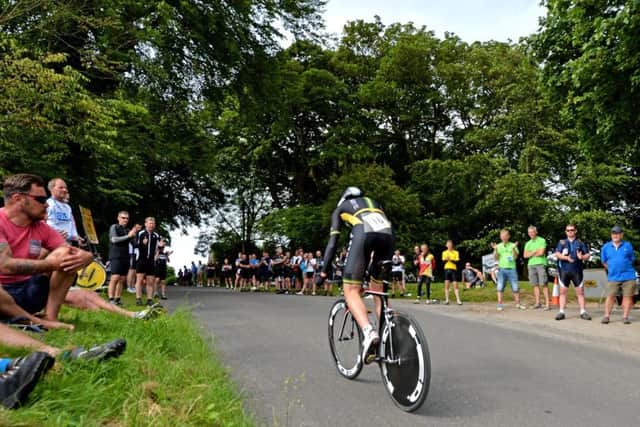 Pro riders will be taking on the Lincolnshrie Wolds with the aim of coming back to Louth with the gold win.