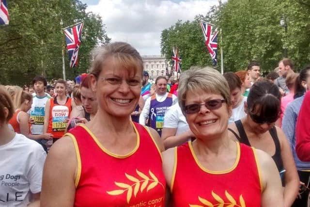 Karen Needham (right) pictured with sister Denise.