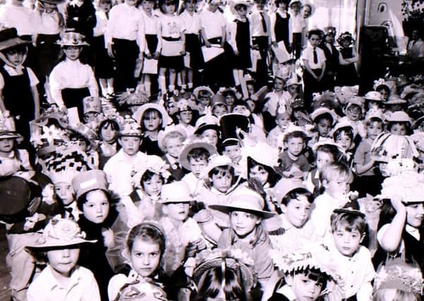 Youngsters in the Easter bonnet parade at the old Quarrington Infant School in Sleaford back in 1992. Were you among them? EMN-170414-172021001