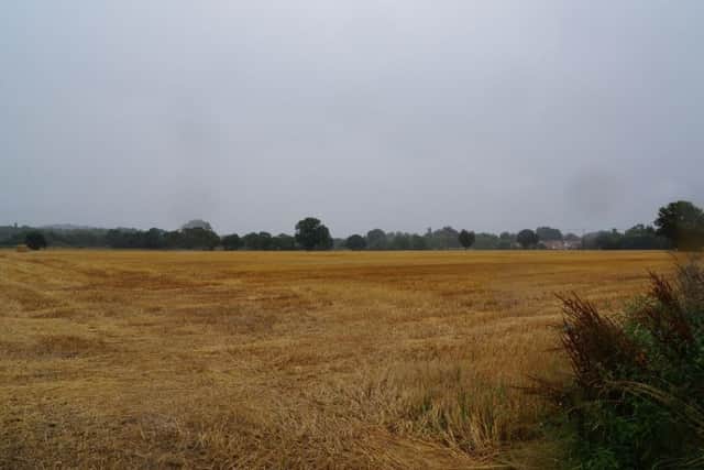 The proposed site for 300 homes off the A46 Caistor Road on the northern edge of Market Rasen. EMN-171104-171804001