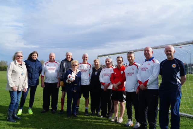 Caistor Town Council, sportsground, Tennyson FC and the FA are helping launch the walking football initiative. EMN-170418-110448001