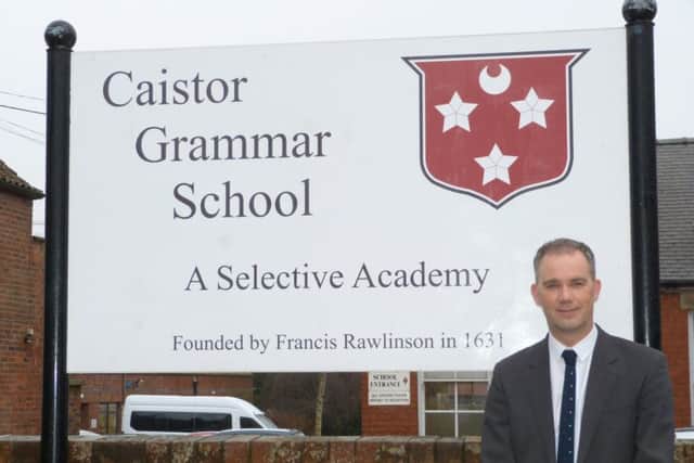 Caistor Grammar School headmaster Alistair Hopkins EMN-170425-095700001