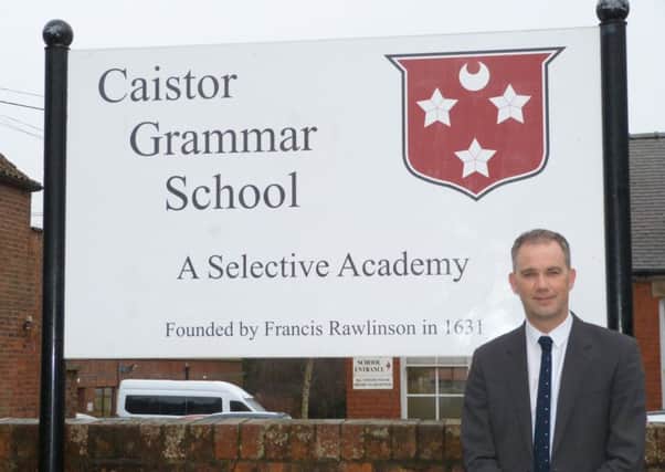 Caistor Grammar School headmaster Alistair Hopkins EMN-170425-095700001