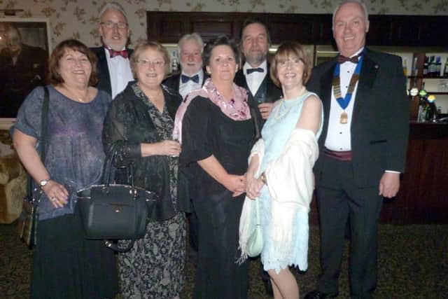 Top table guests, from left, Robyn and Ady Gutherson, Celia and John Lowden, Bridget and Rob Turner, Angela Lawrence and Peter Morris. EMN-170419-093941001