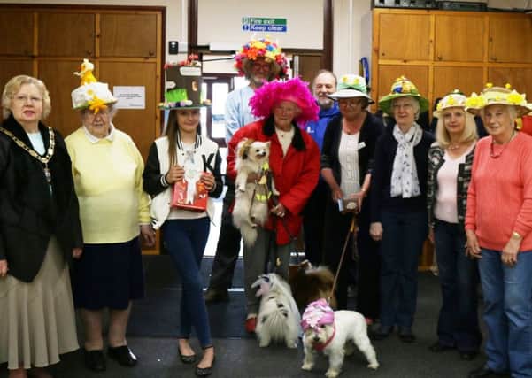 An Easter bonnet contest was recently held at The Meridale Centre.