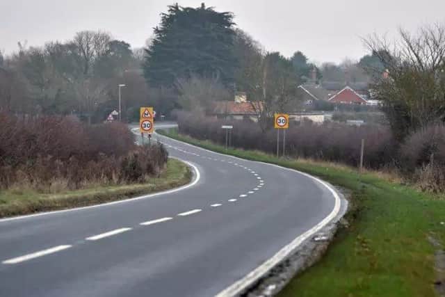 The body of Chase Tate was found by the side of the A1104 at Miles Cross Hill Ulceby in January