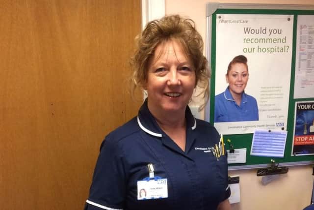 Nurse Vicky Wilson.
