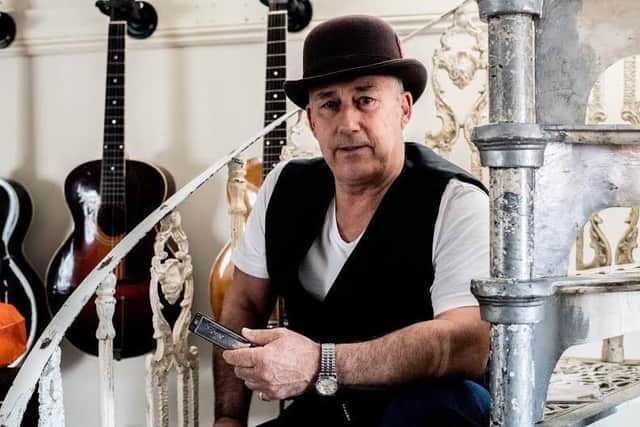 Dave Hunt who is delighted with the initial success of his new album. Photo: John Aron