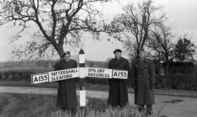 Polish soldiers stationed in the area during the Second World War.