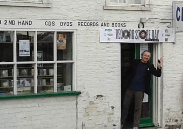 Established in 2004, the shop has seen all ten Record Store Days - pictured is owner Mark Merrifield on RSD 2016.