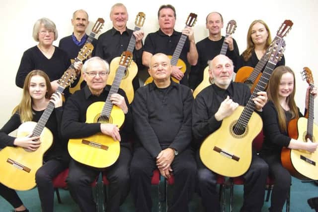 The Solo Classical Guitar Ensemble are doing a charity gig for Boston and South Holland Branch of MS Society. EMN-170421-111139001