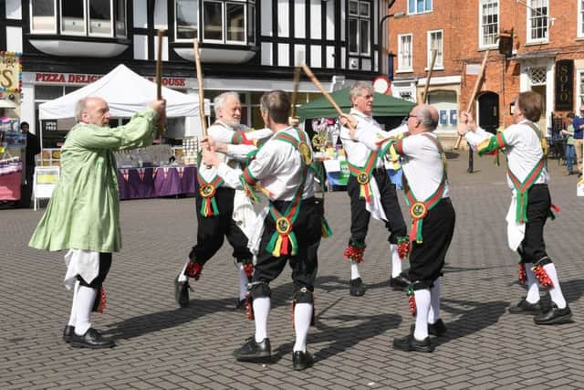St George's Day Market in Sleaford Market Place. EMN-170424-111133001