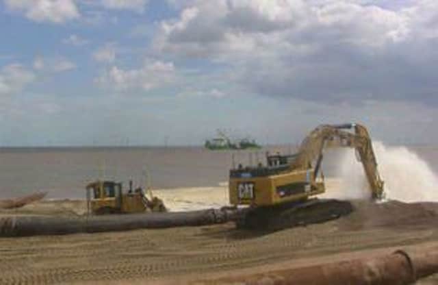 Dredging is to begin along the coast near Skegness to help  reduce flood risk to thousands of homes and businesses. ANL-170420-141756001