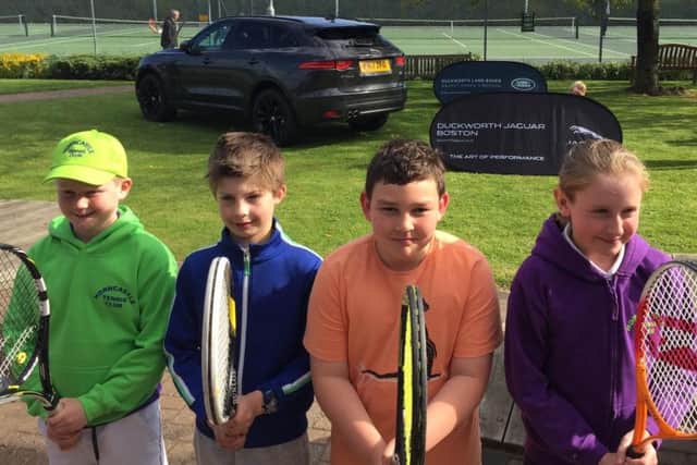 The 10 and under Aegon team at Boston.