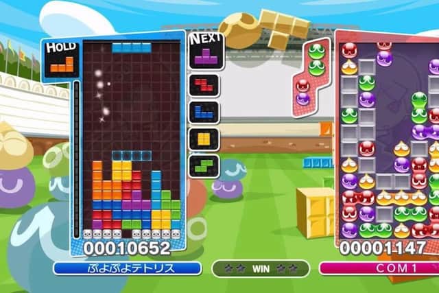 Puyo Puyo Tetris is a mash-up which actually works, and it looks great too