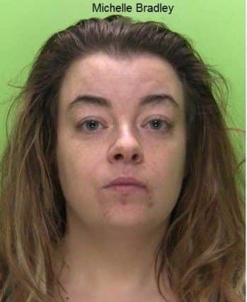 Tommy Walden, Michelle Bradley and Emma Porter are among 10 sentenced today in connection with an armed robbery in Newark.