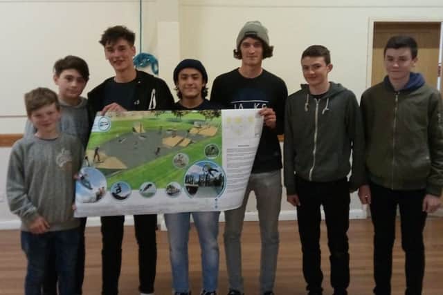 (L-R) Alex Grant (12), Jordan Grant (15), Ash Appleyard (16), Emilio Molave (17), James Catterick (21), Joe Sellars (15), Louie Herrett (14)