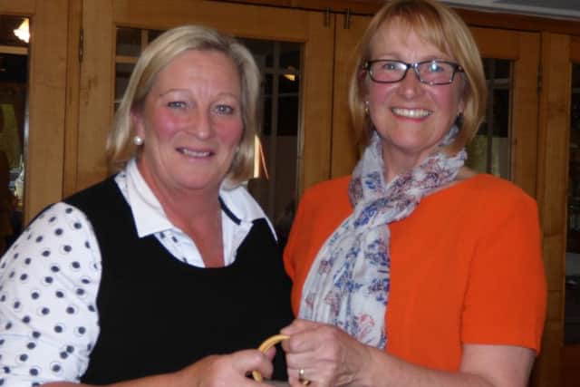 Nearest-the-pin winner Rosemarie Lawton EMN-170105-120259002