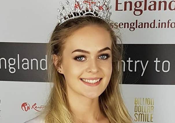 Miss England semi-finalist Sophie Anderton. EMN-170205-101537001