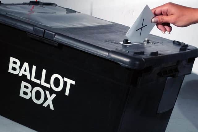 A ballot box