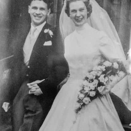 David & Dorothy Platt on their wedding day in 1957 EMN-170805-085704001