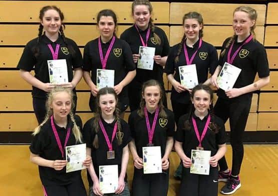 The Banovallum cricket girls.