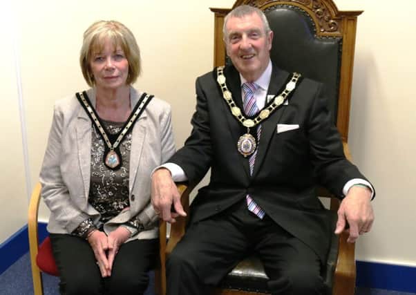 New mayor of Mablethorpe and Sutton, Councillor Tony Mee, pictured with wife and consort Hilary.