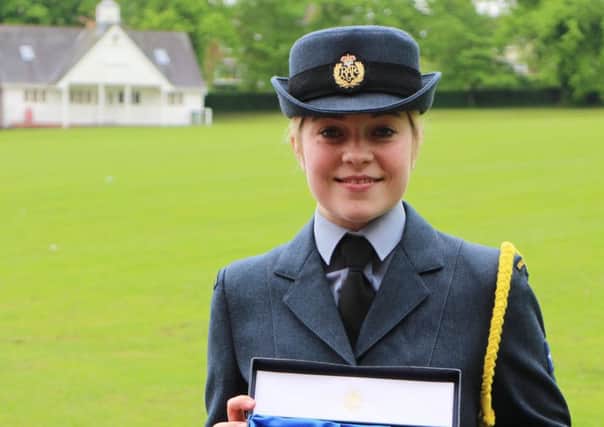 Cadet Warrant Officer Annie Cleve.