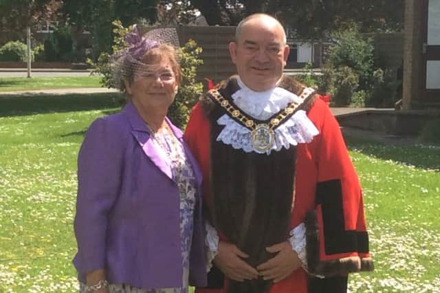 The new Mayor of North Linconshire Peter Clark and his Mayoress, wife Carol EMN-170518-170425001
