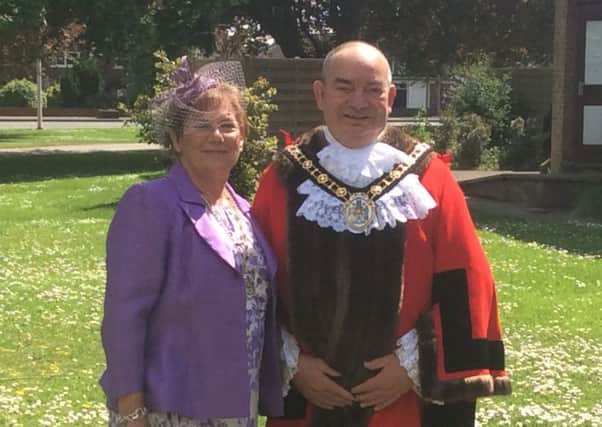 The new Mayor of North Linconshire Peter Clark and his Mayoress, wife Carol EMN-170518-170425001