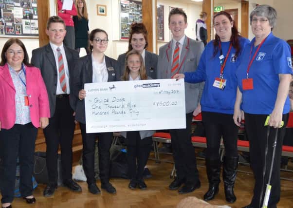 Pupils have raised Â£1,500 to sponsor a dog through Guide Dogs. EMN-170525-162028001
