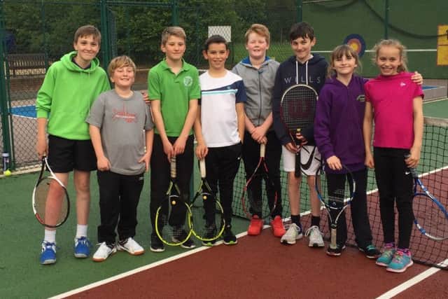 Horncastle's mixed junior team.