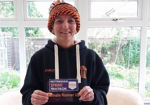 Sleaford triathlete Debbie Black finished second in age group at the Midlands Sprint Series EMN-170523-091351002