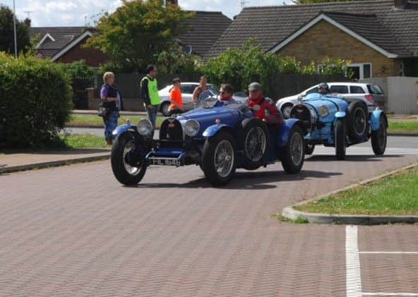 Scene from the Tour of Lincs 100 fundraiser.
