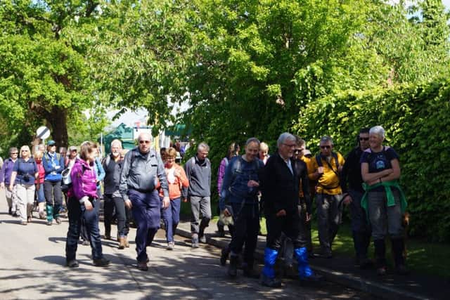 Walkers will be striding out from Tetford this Sunday