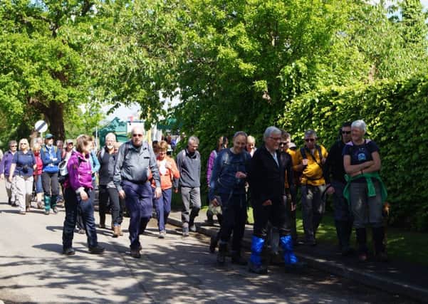 Walkers will be striding out from Tetford this Sunday
